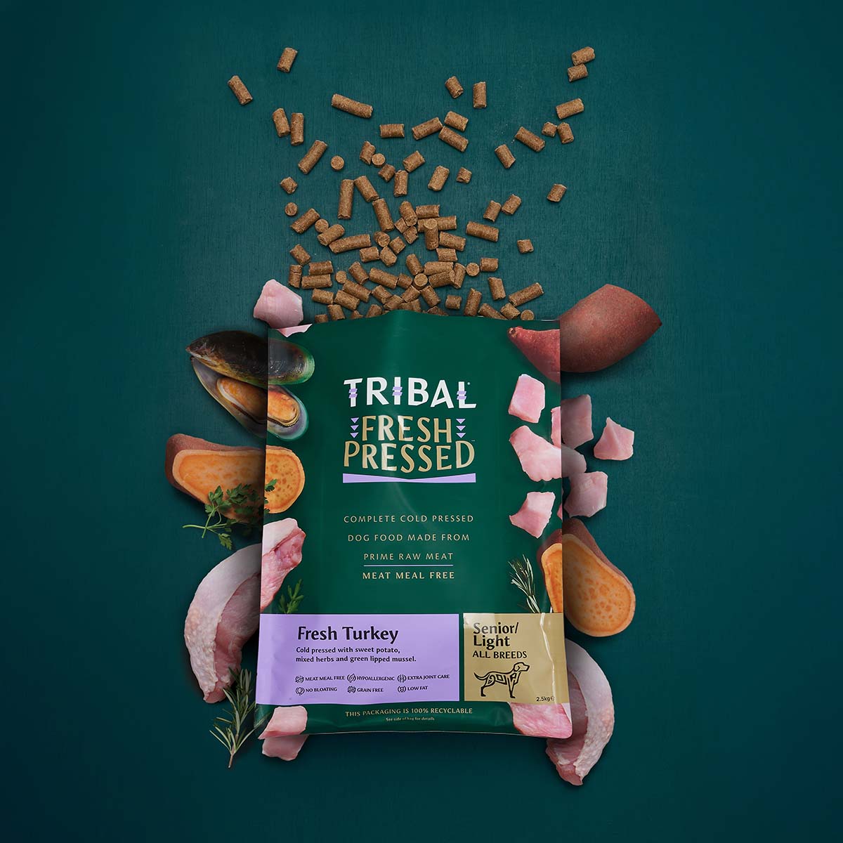 Cold Pressed Senior / Light Turkey