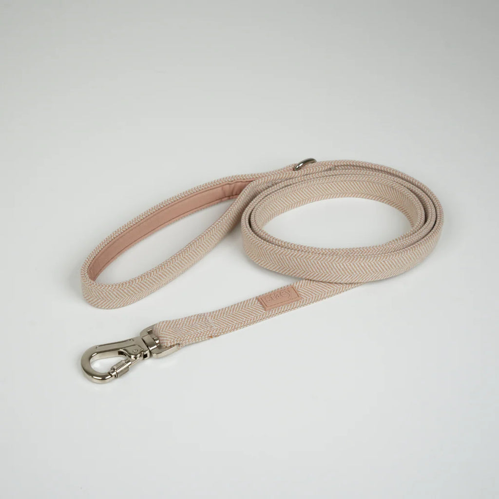 ELMA DOG LEASH | LIGHT ROSE