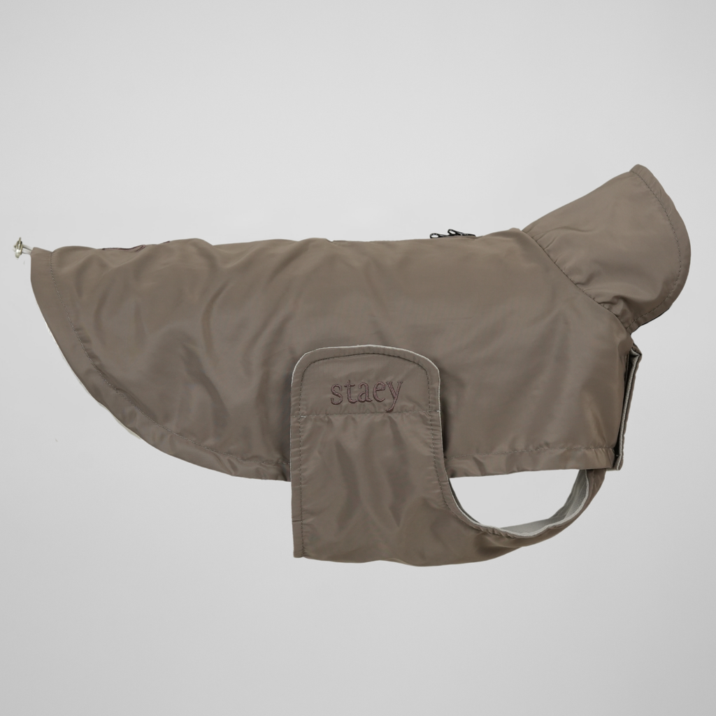 Dog Raincoat Vega - Taupe