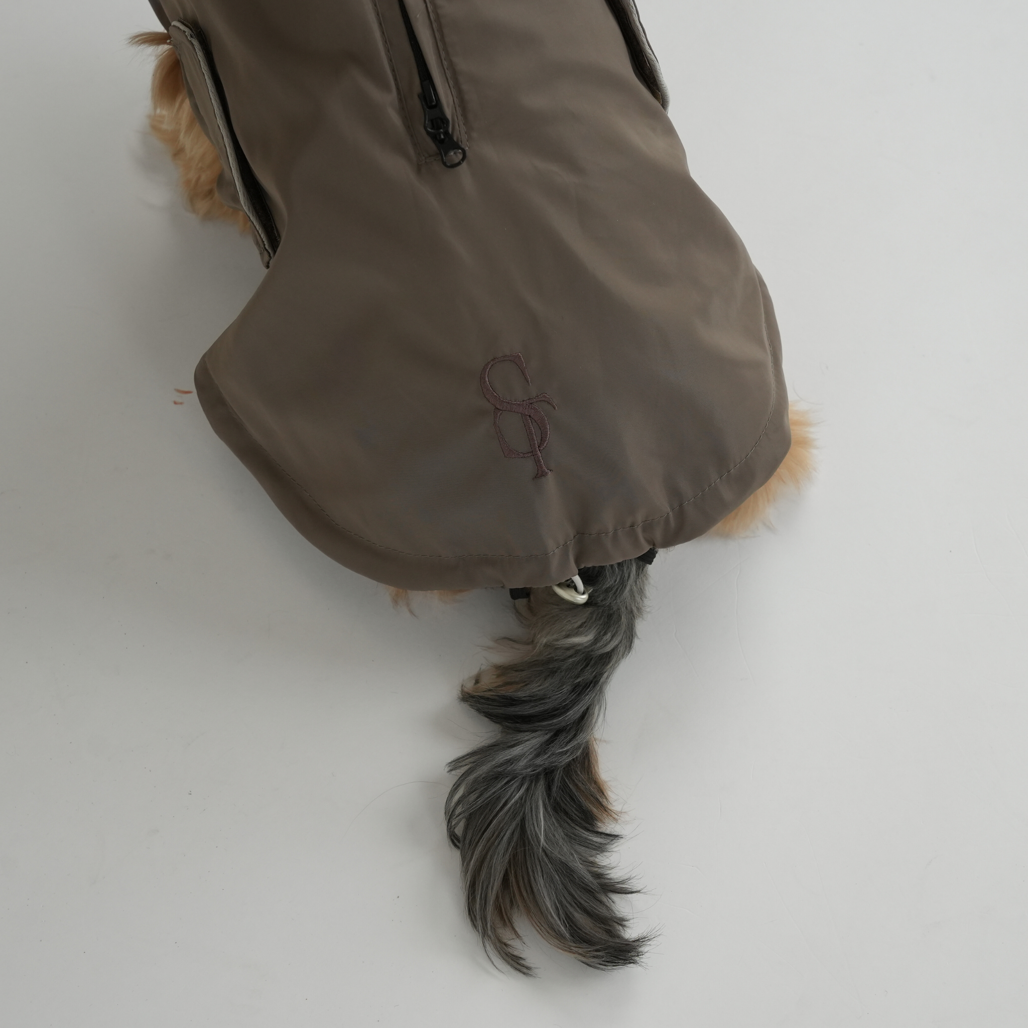 Dog Raincoat Vega - Taupe