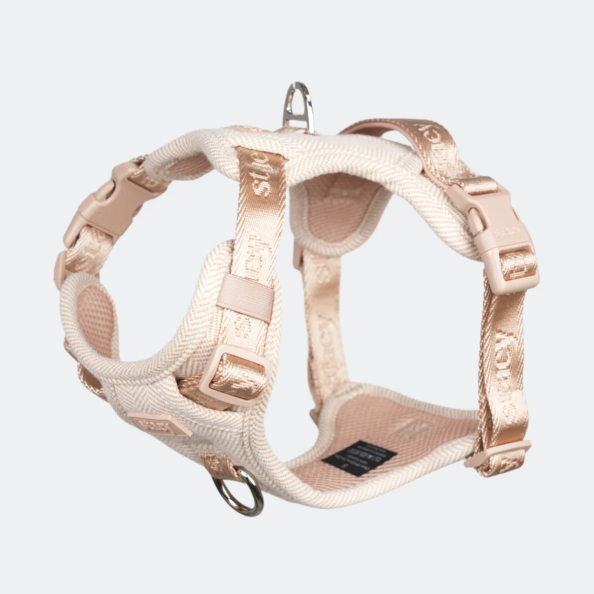 Dog Harness Elma - Light Rose