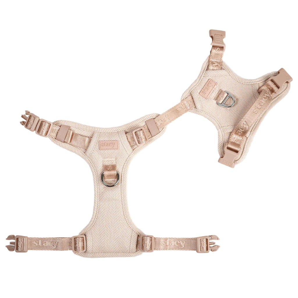 Dog Harness Elma - Light Rose