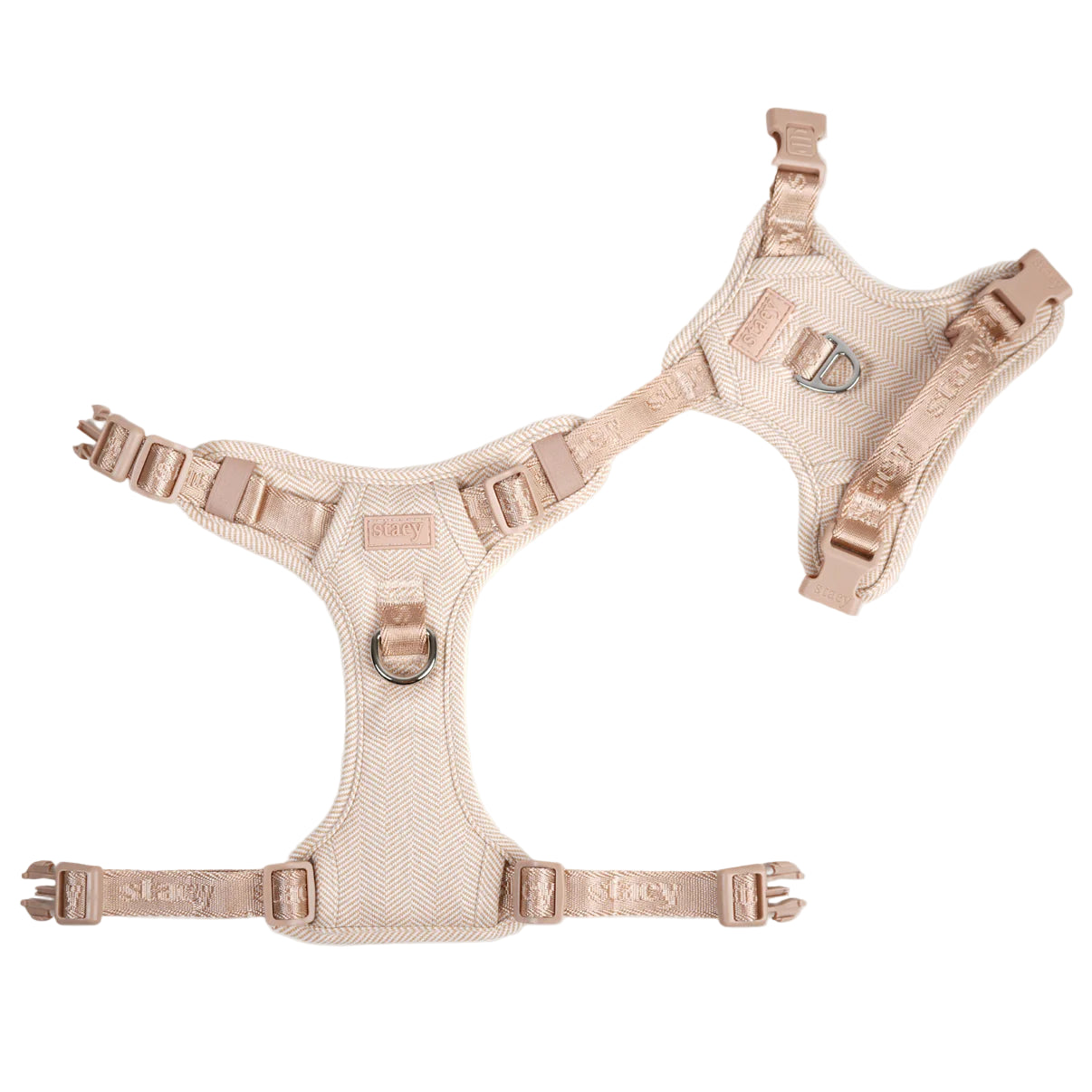Dog Harness Elma - Light Rose