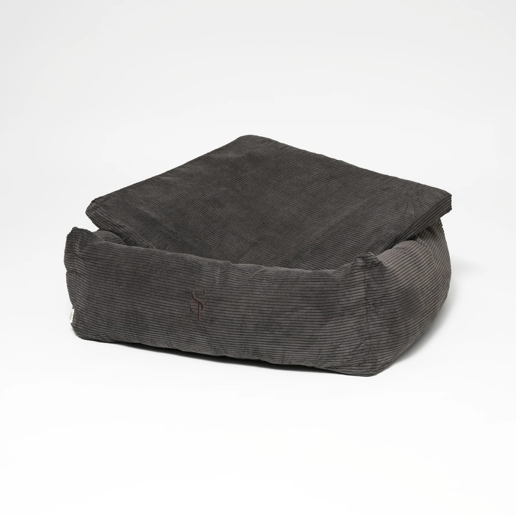 Vera Dog Bed | Dark Oak Corduroy