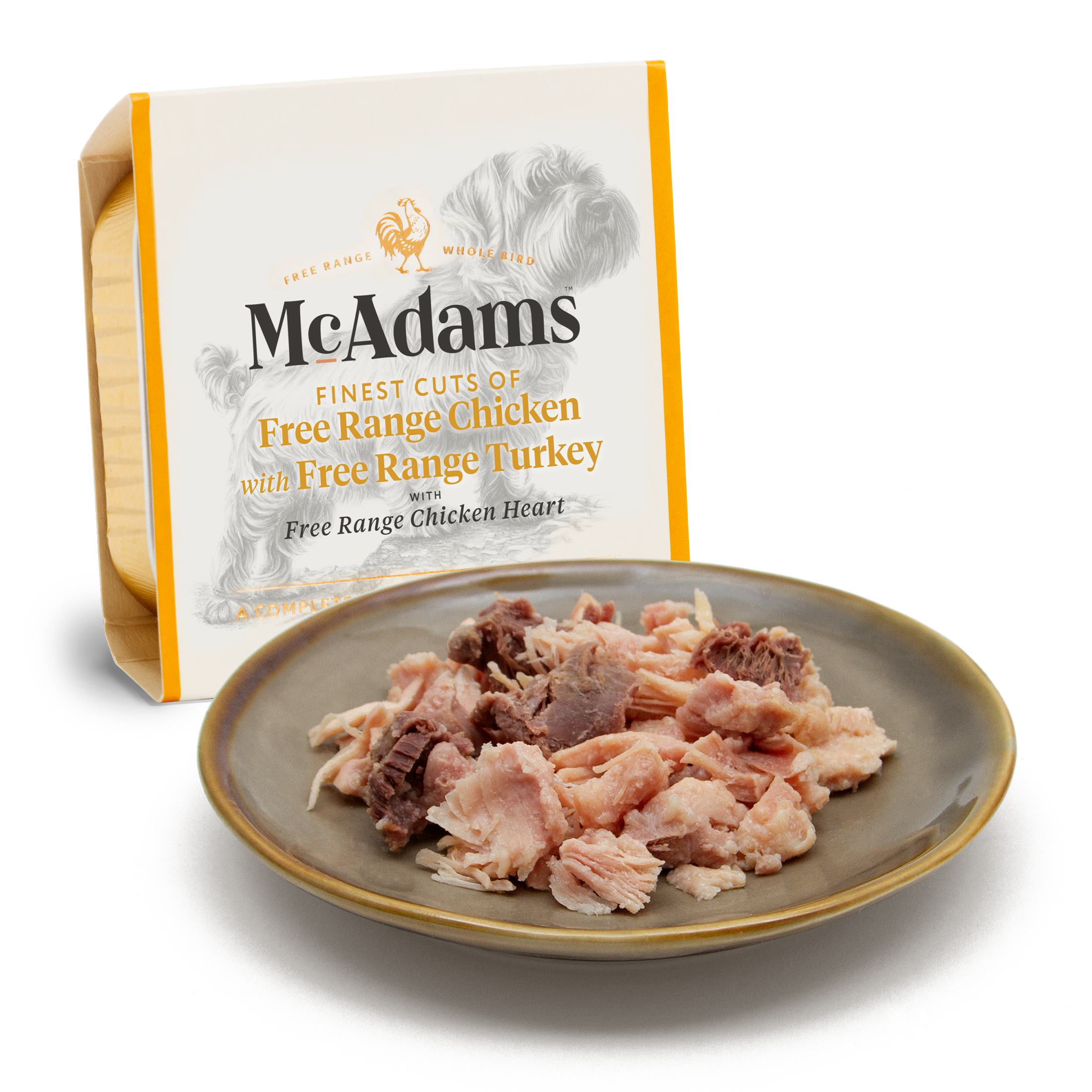 Free Range Chicken with Turkey &amp; Heart 150g