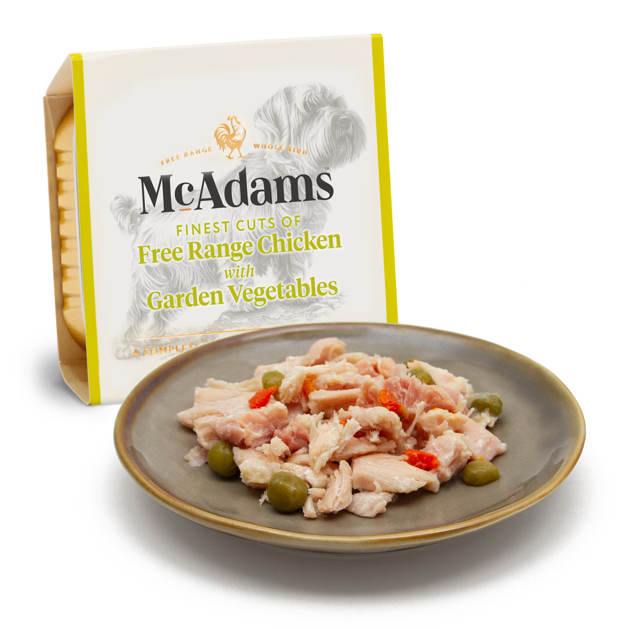 Free Range Chicken with Garden Vegetables 150g