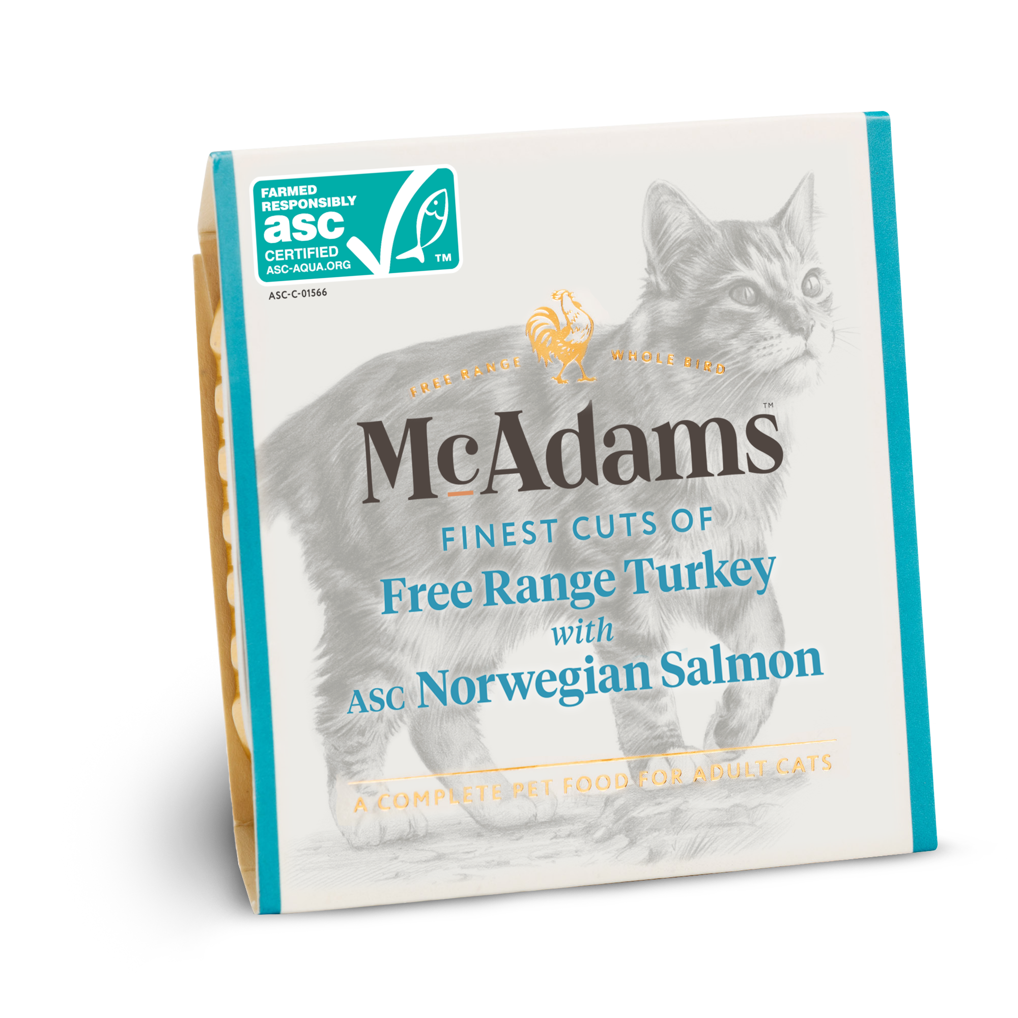 McAdams - Free Range Turkey with Norwegian Salmon  100g