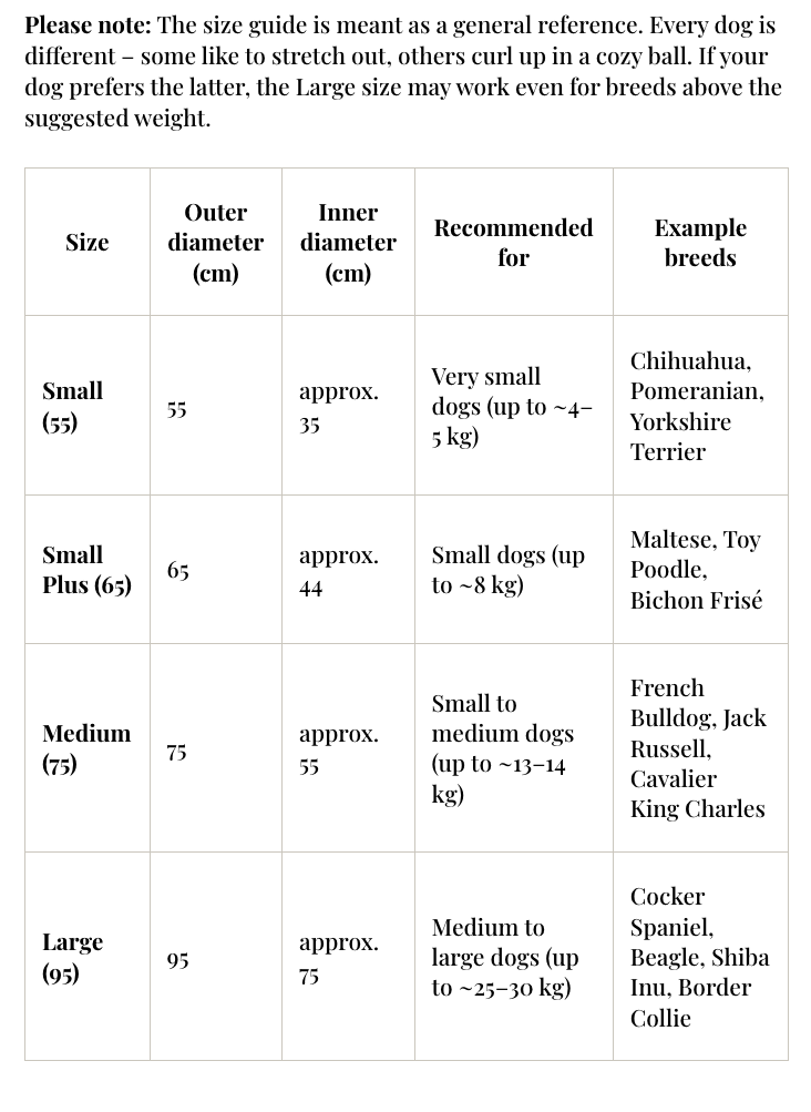 Luna Dog Bed 3.0 | Dune Corduroy