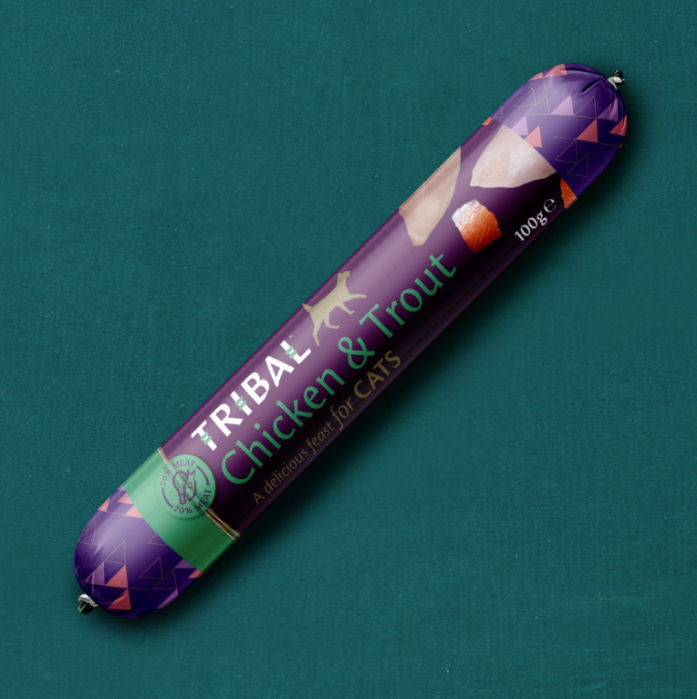 Tribal - Fresh Chicken & Trout Sausage For Cats