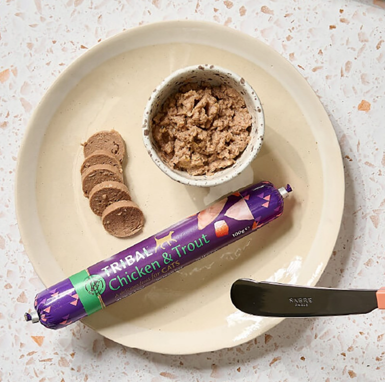 Tribal - Fresh Chicken & Trout Sausage For Cats