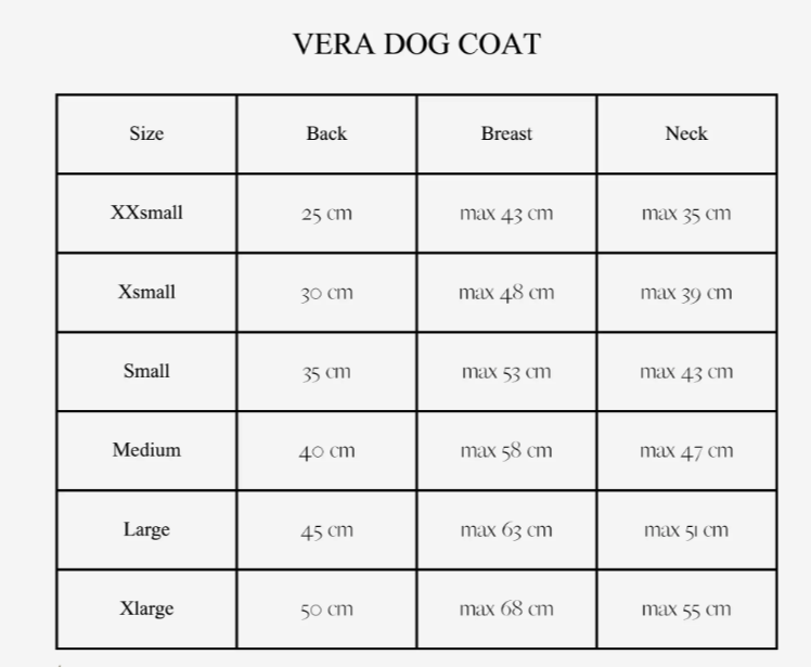 Vera Dog Coat w. Harness | Sage
