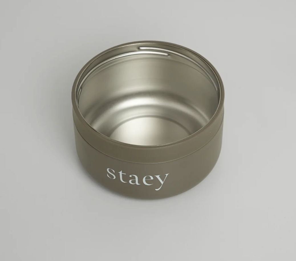 Noona 2-in-1 Bottle w. Bowl | Stainless Steel