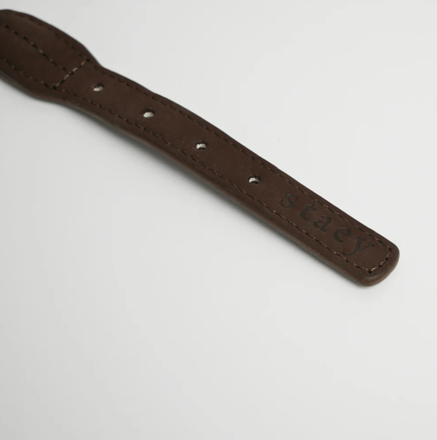 Kaia Braided Hálsól | Dark Oak