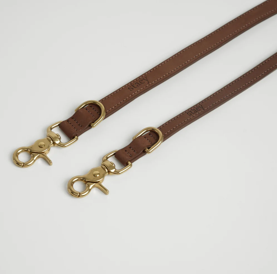 Grace Leather Dog Leash | Chestnut