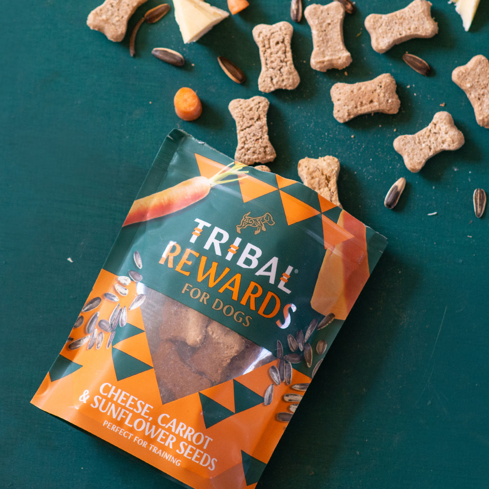 Tribal Rewards for Dogs  - Cheese, Carrot & Sunflower Seeds