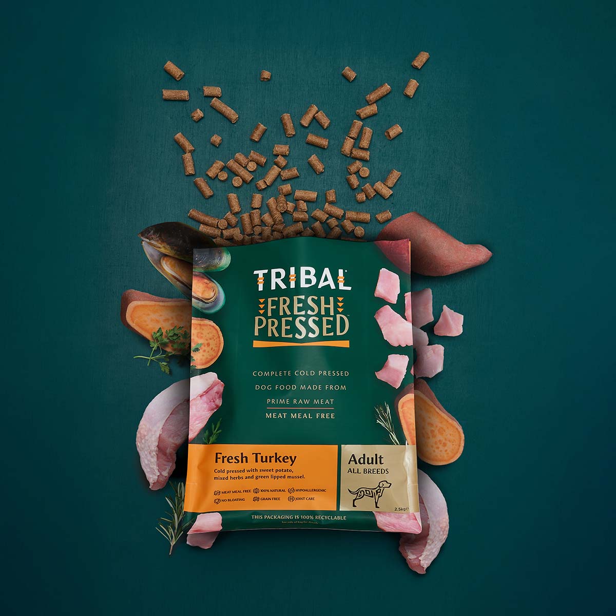 Cold Pressed  Adult Turkey